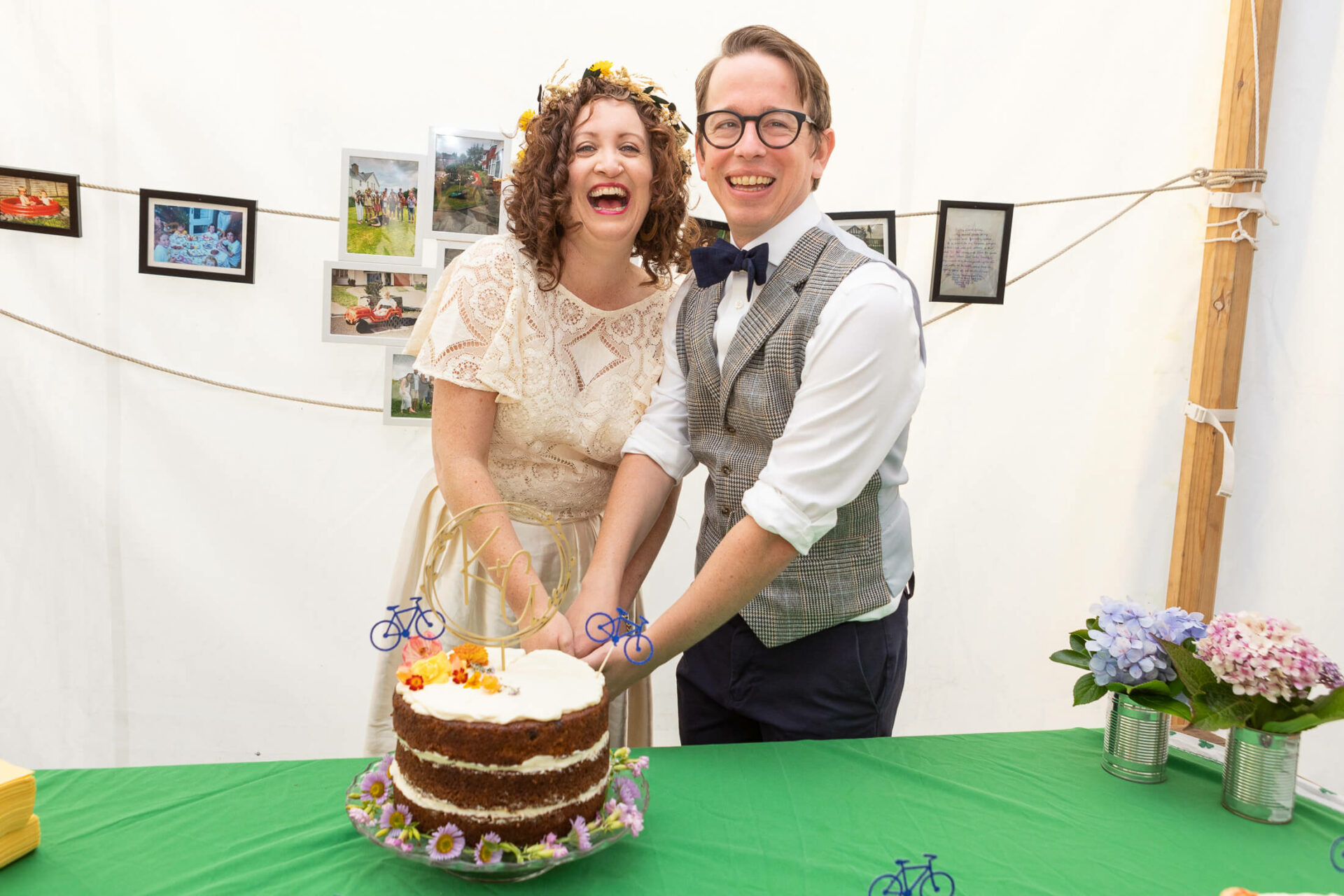 Anglesey wedding at home