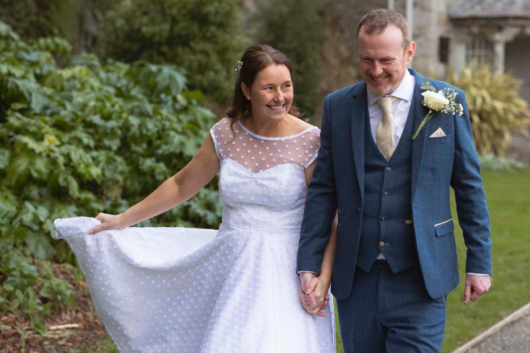 A Winter wedding at chateau rhianfa